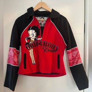 Rare Vintage Betty Boop Dangerous Curves Ahead Jacket